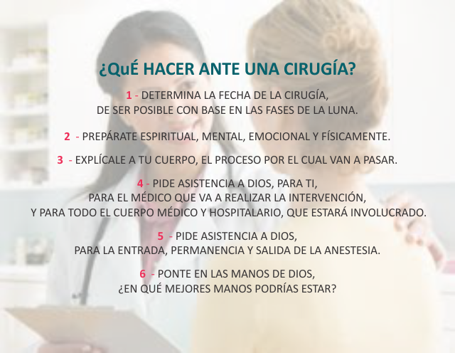 ¿Qué hacer ante una cirugía? Marzo 26 de 2010